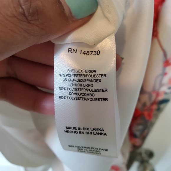 🥂Nicole Miller Split Sleeve Floral Dress - Picture 11 of 11